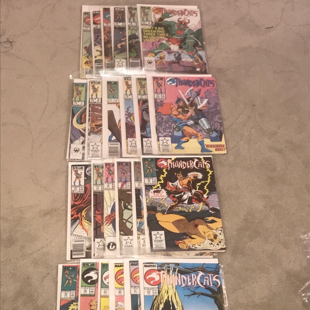 Vintage Marvel Comics Star ThunderCats 1-24 Complete VG - F - VF (Varied)